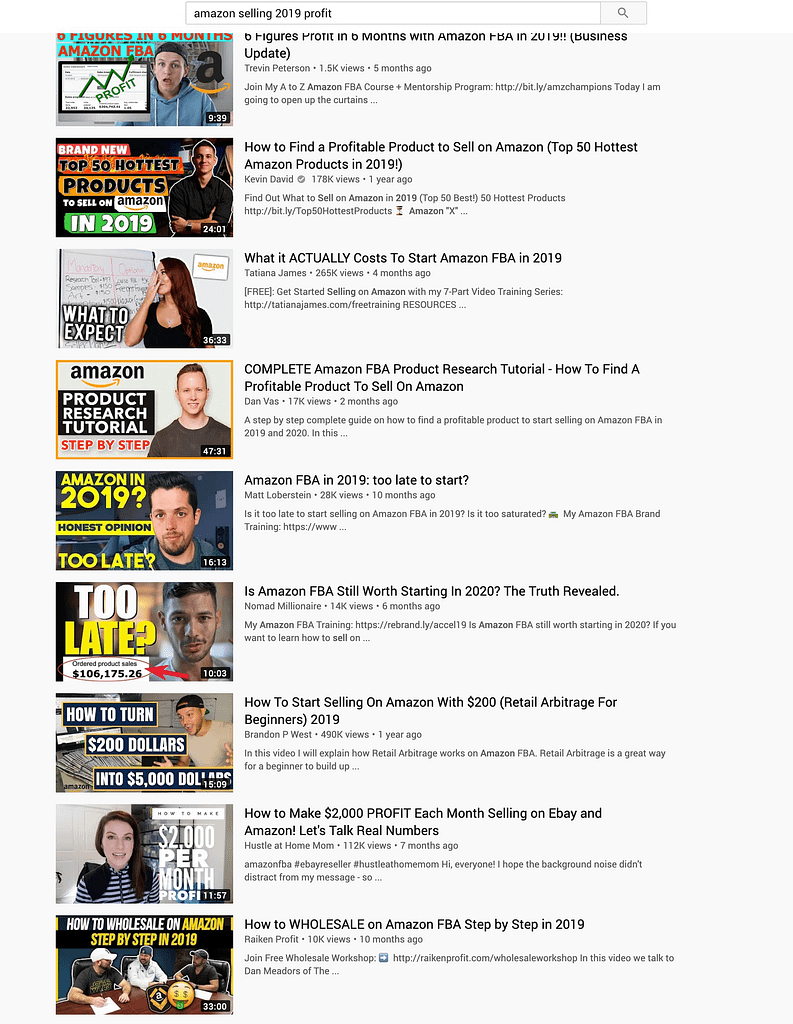 3 High-Impact Resolutions to Improve your 2020 Amazon Sales List of Amazon Sales Videos and Tips